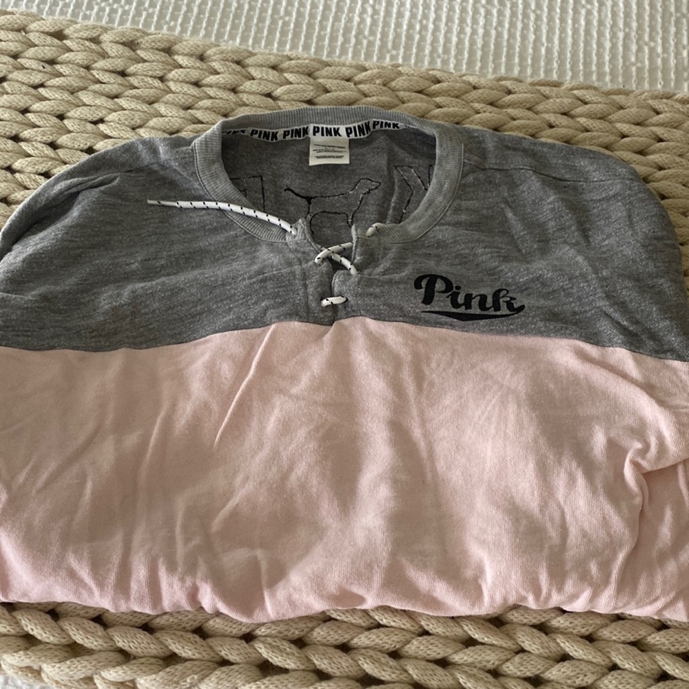 Pink Jersey Style Longsleeve